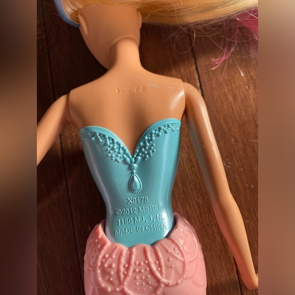 Assorted Mermaid Dolls Barbie and Mattel with Rainbow Hair - Picture 7 of 9